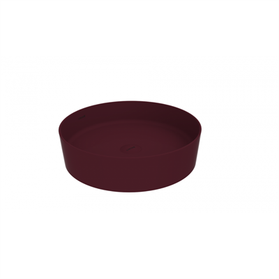 CREAVİT LP145.00BR Loop Ø 45 cm Tezgah Üstü Çanak Lavabo  Berry
