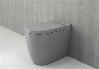 Bocchi 1528-006-0128 Venezia Rimless Tek Klozet ve Kapağı Mat Gri