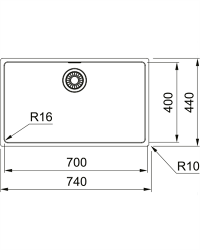 Franke Maris MRX 110-70 İnox Evye