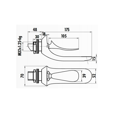 Creavit FG1401 Foglia Ankastre Lavabo Bataryası