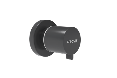 Creavit Aç - Kapa Ara Kesme Valfi 1/2 - 1/2 PPRC Mat Antrasit