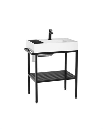 Creavit Arya Lavabo Dolabı 70 cm Siyah