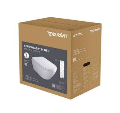 Duravit 654000012004300 SensoWash® D-Neo Akıllı Klozet Seti