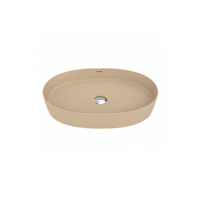 Creavit LP160 Loop Oval Çanak Lavabo 40x60 cm Mat Cappuccino