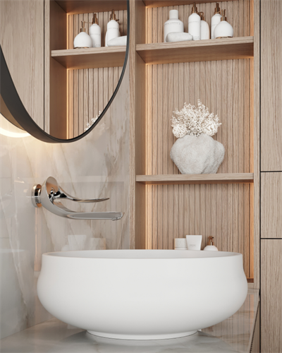 Creavit Gordo Tezgah Üstü Lavabo Ø40 cm Parlak Beyaz GO140