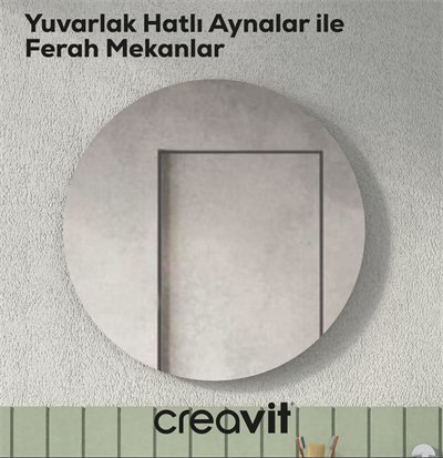 Creavit D10.YA065 D10 65 cm Yuvarlak Ayna