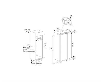 FRANKE Ankastre Buzdolabı FSDF 330 NF E 118.0740.202