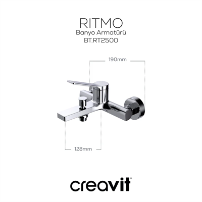 Creavit Ritmo RT2500 Banyo Armatür Bataryası