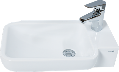 Creavit TP027 Dolap Uyumlu Lavabo 33X53 cm Beyaz