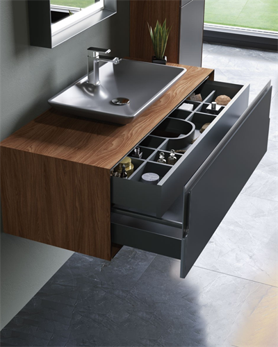 Orka Craft 80 cm Banyo Dolabı Takımı Antrasit