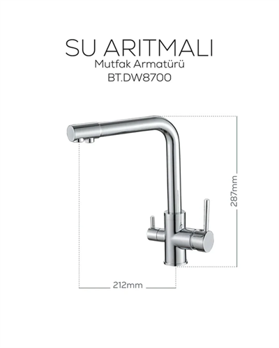 Creavit İçme Suyu Çıkışlı Mutfak Armatürü DW8700