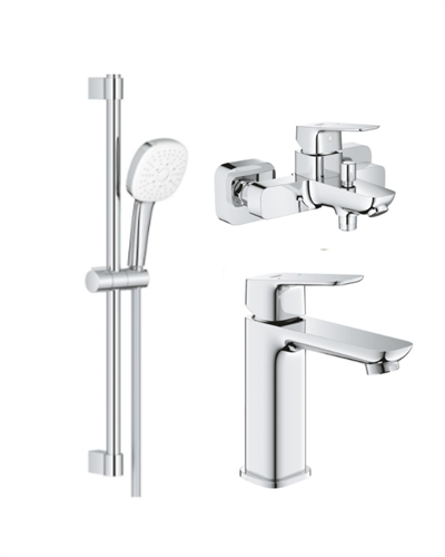 Grohe Cubeo Sıva Üstü Banyo Seti Krom 