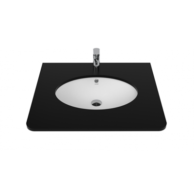 Creavit TP216 Tezgah Altı Oval Lavabo 37X51 cm Beyaz