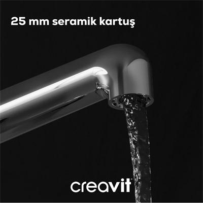 Creavit FL2500 Flow Banyo Bataryası Krom