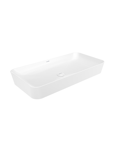 CREAVİT UL080 Ultra Tezgah Üstü Lavabo Beyaz 80 cm