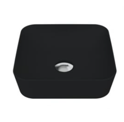 Creavit UL040 Ultra Tezgah Üstü Lavabo 40 cm Kömür Karası-Mat Siyah