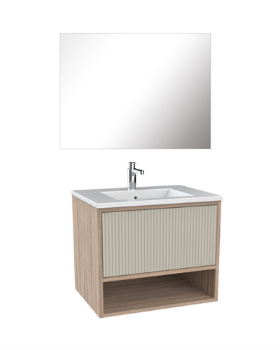 Kobos Elegant Banyo Mobilyası Takımı Tek Çekmeceli