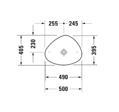 Duravit Cape Cod Canak Lavabo 500 MM 2339500000