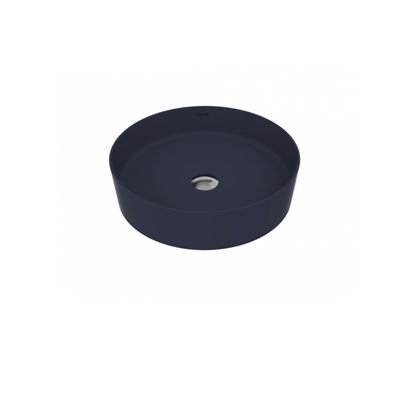 CREAVİT Loop Ø 45 cm Çanak Lavabo LP145-00BM Mat BASALT (Lacivert)