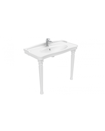 Creavit Antik 100 cm Lavabo 2 adet antik ayak AN100