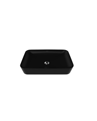 Creavit  Ultra Tezgah Üstü 40X60 cm Mat Siyah Lavabo UL060-00SM
