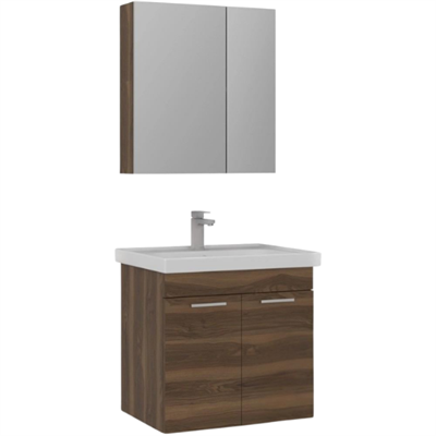 Orka Enez 65 cm Banyo Dolabı Takım Ceviz