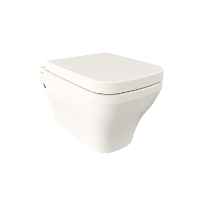 Bocchi 1304-014-0128 Firenze Rimless Asma Klozet ve Kapağı Parlak Bisküvi
