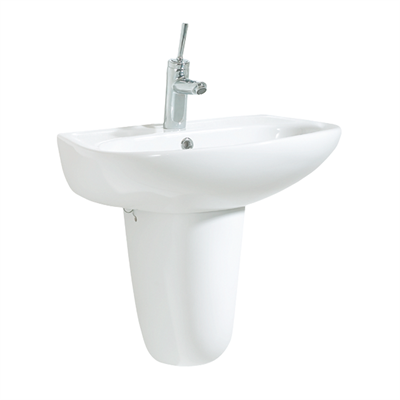 Creavit SD060 Sedef Yarım Ayak Lavabo 45X60 cm Beyaz