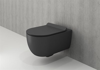 BOCCHİ 1416-020-0128 V-TONDO RIMLESS KLOZET VE KPK M ANTRASİT