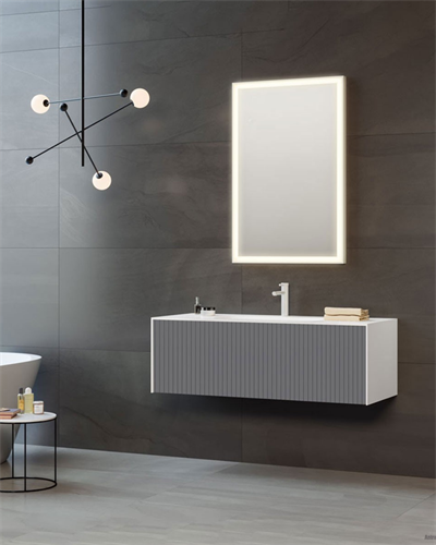 Orka Cube 120 CM Banyo Dolabı Takımı Mat Antrasit