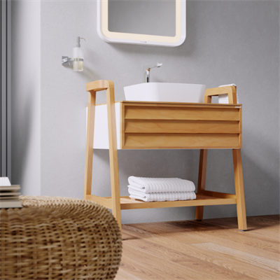 Creavit Truva  Banyo Dolabı Takımı 80 cm 