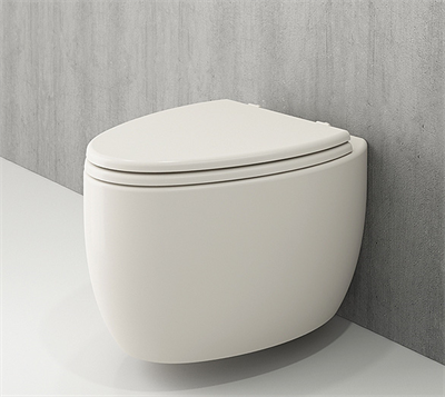 Bocchi Etna Asma Klozet ve Kapak Parlak Bisküvi 1116-014-0128