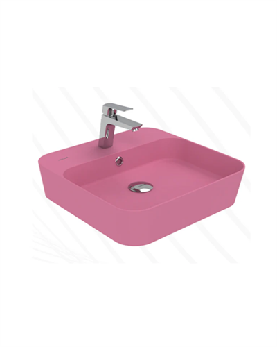 Creavit Loop Kare Çanak Lavabo Sakura LP046-00SK