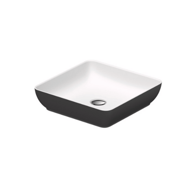 Duravit 266001FI00 Sivida DuroCast® Çanak Lavabo 40 cm Beyaz Koyu Gri