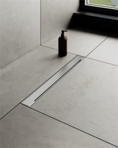 Kabinet Lidya Duş Kanalı 60 cm Mat Gümüş
