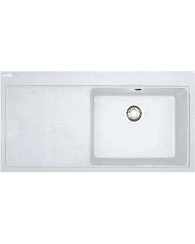 Franke Mythos MTG 611-100 Sol Damlalıklı Granit Evye Bianco