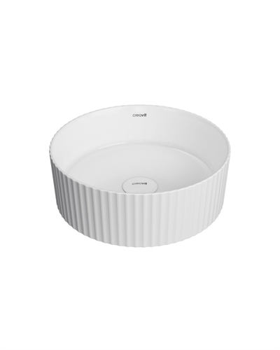 Creavit Trace 35 cm Tezgah Üstü Lavabo Parlak Beyaz