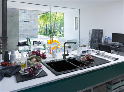 FRANKE Atlas Neo Sensor Doccia Endüstriyel Siyah Spiralli Mutfak Bataryası 115.0625.527