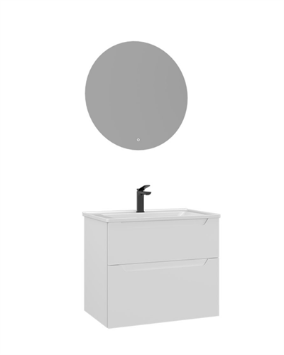 Orka Messina 65 cm Banyo Dolabı Takımı Led Aynalı Mat Kaşmir