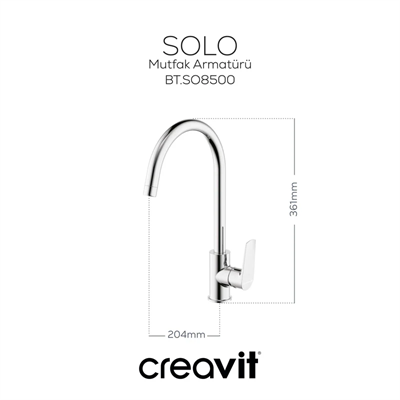 Creavit SO8500 Solo Mutfak Bataryası