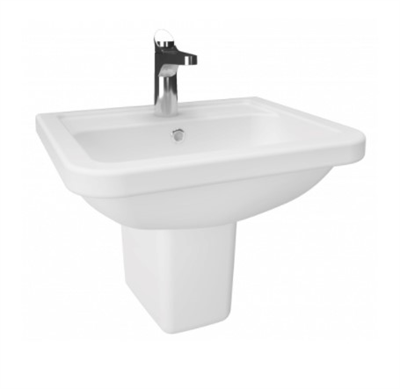 Creavit KY050 Key Yarım Ayak Köşeli Lavabo 40*50 cm