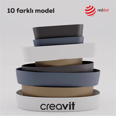 CREAVİT LP171 Loop Oval Çanak Lavabo 45x70 cm