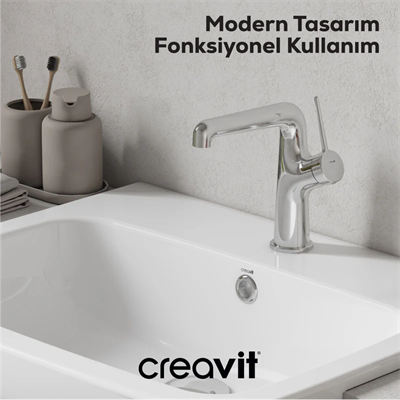 CREAVİT Flow Lavabo Bataryası Armatürü FL1500
