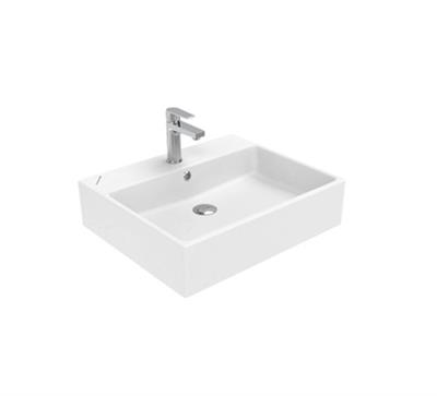 CREAVİT NX260 Next Tezgah Üzeri Kare Lavabo 60 cm