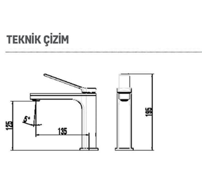 Creavit Ritmo Lavabo Armatürü RT1500