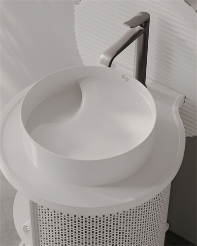 Creavit Lua Uzun Lavabo Bataryası Armatürü Metalik Gri LU6500GR