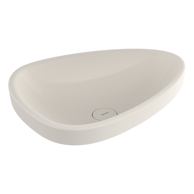 BOCCHİ 1112-014-0125 Etna Tezgah Üstü Lavabo 58 cm PARLAK BİSKÜVİ