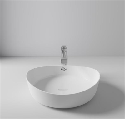 Creavit RB140 Ruby Tezgah Üzeri Lavabo Ø40 cm Parlak Beyaz