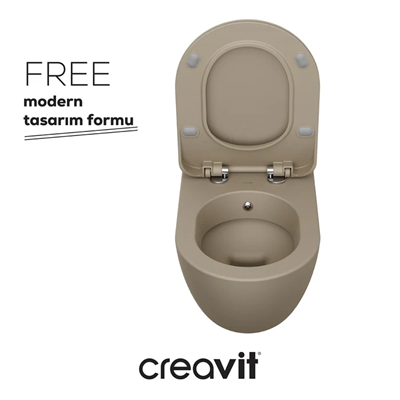 Creavit FE320-00CM00E-0000 Free Asma Klozet Mat Cappuccino