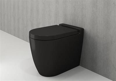 Bocchi 1528-004-0128 Venezia Rimless Tek Klozet ve Kapağı Mat Siyah